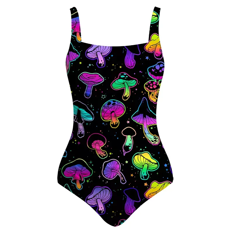 Soulisfree Shroom Party One‑Piece Swimsuit