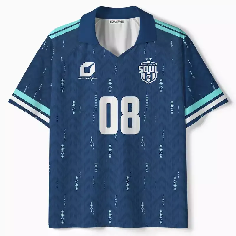 Designed Soulisfree Midnight Momentum Collar Polo Jersey