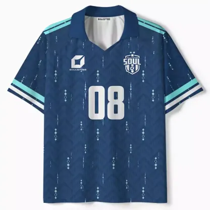 Soulisfree Midnight Momentum Collar Polo Jersey