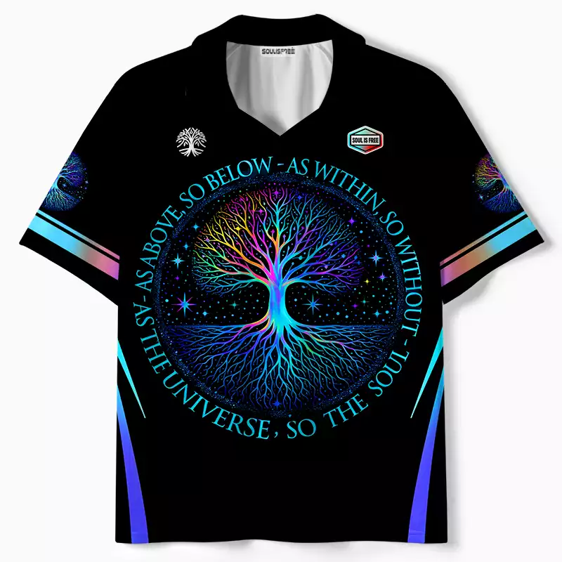Soulisfree As Above, So Below Collar Polo Jersey