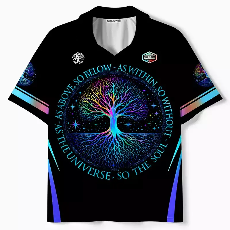 Designed Soulisfree As Above, So Below Collar Polo Jersey