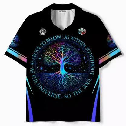 Soulisfree As Above, So Below Collar Polo Jersey