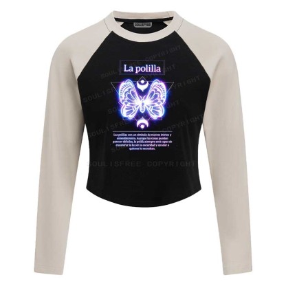 Soulisfree Light Awakening Raglan Crop Tee