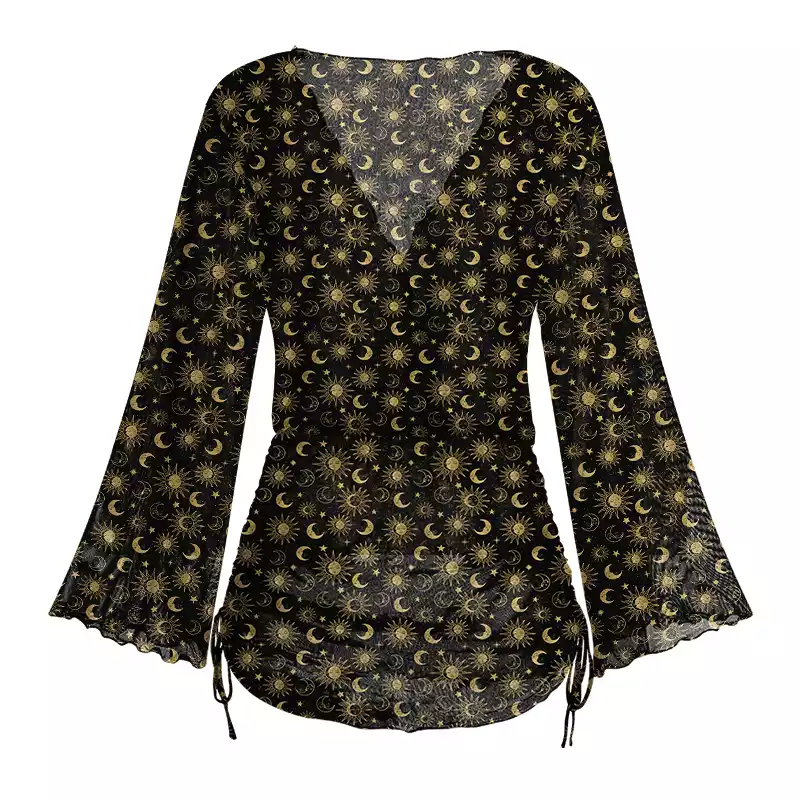 Soulisfree  Stellar Dreams Sheer Mesh Cover Up