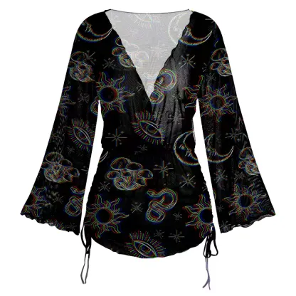 Soulisfree Sacred Glow Sheer Mesh Cover Up