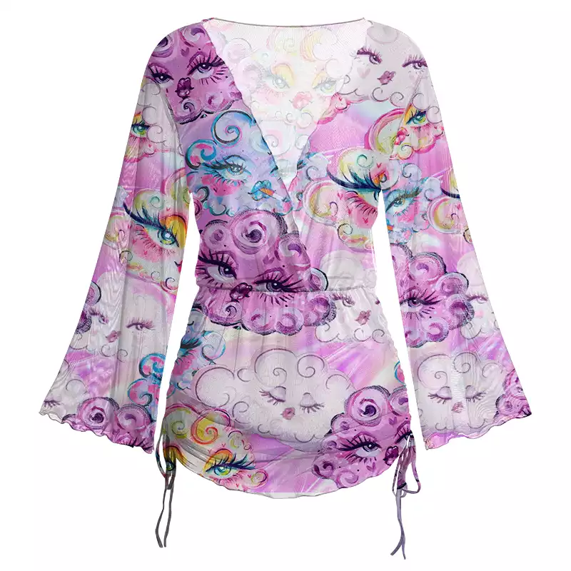 Soulisfree Psychic Grace Occult Sheer Mesh Cover Up