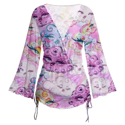 Soulisfree Psychic Grace Occult Sheer Mesh Cover Up