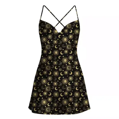 Soulisfree Stellar Dreams Satin Mini Dress