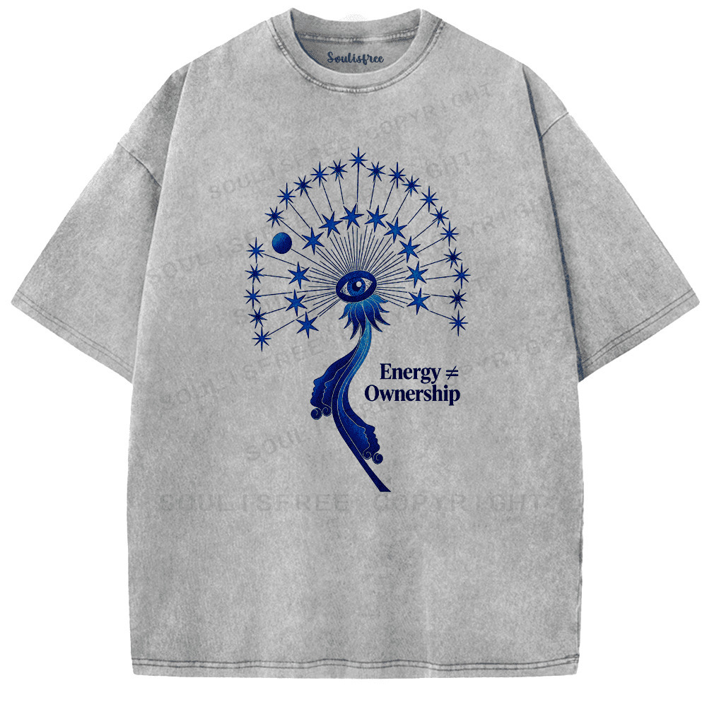 Soulisfree The Eye Of Energy Artistic Washed Tee