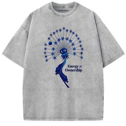 Soulisfree The Eye Of Energy Artistic Washed Tee