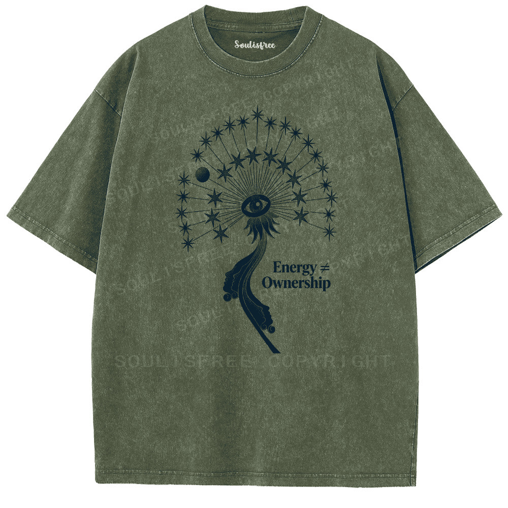 Soulisfree The Eye Of Energy Artistic Washed Tee