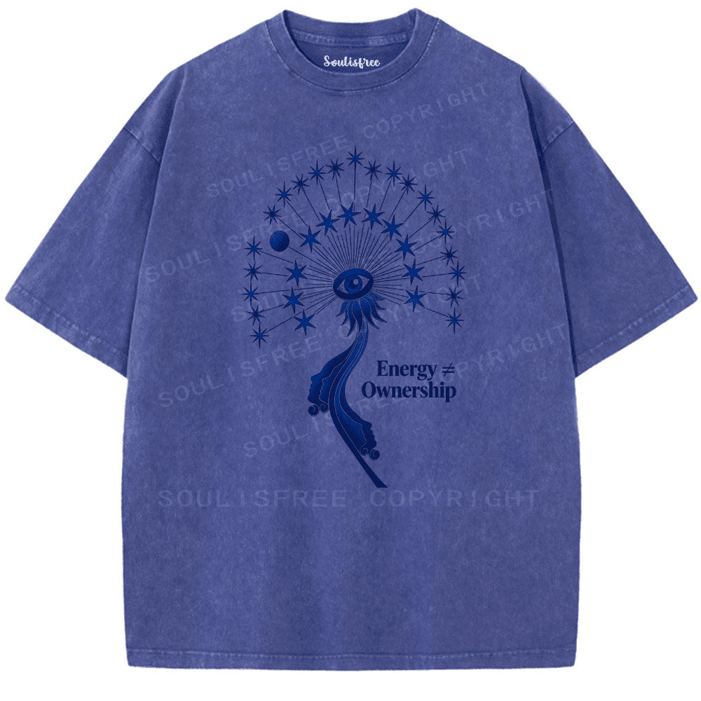 Soulisfree The Eye Of Energy Artistic Washed Tee
