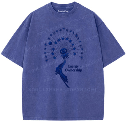Soulisfree The Eye Of Energy Artistic Washed Tee