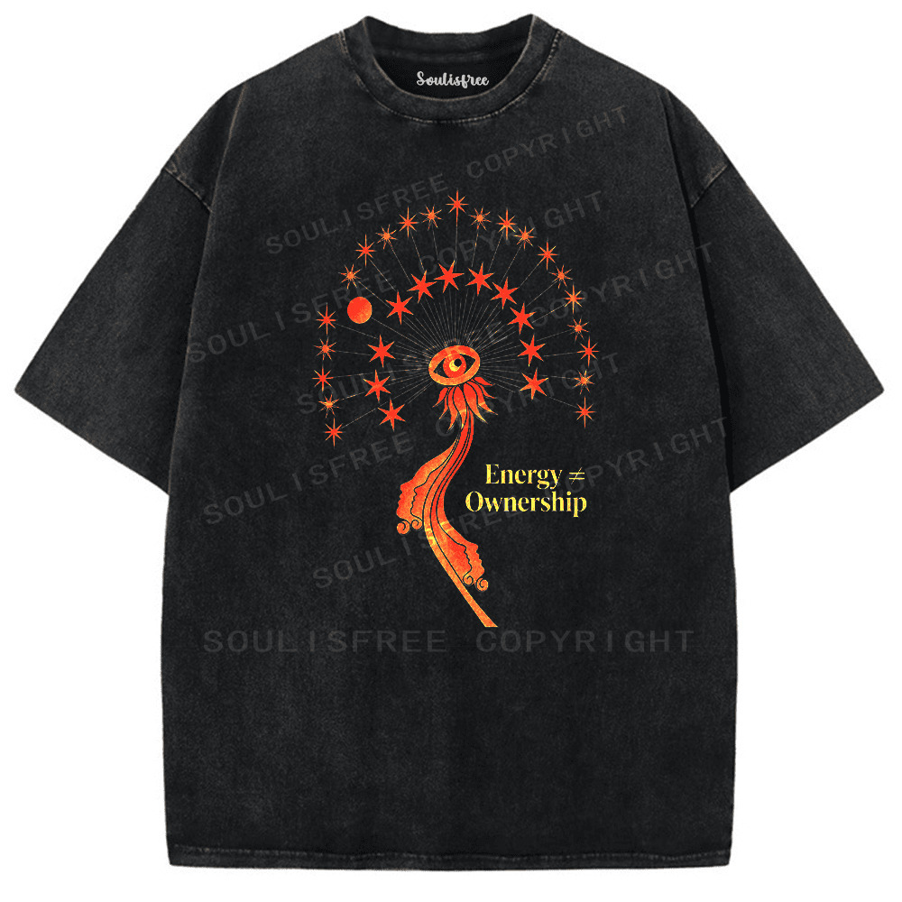 Soulisfree The Eye Of Energy Artistic Washed Tee
