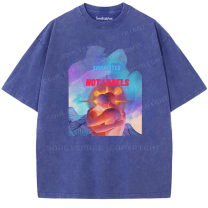 Soulisfree Love Without Definition Artistic Washed Tee