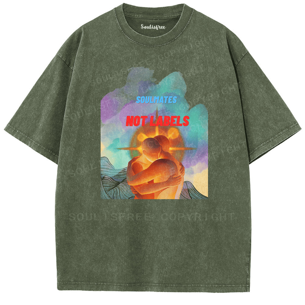 Soulisfree Love Without Definition Artistic Washed Tee