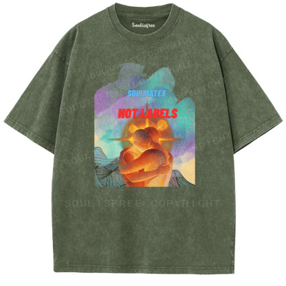 Soulisfree Love Without Definition Artistic Washed Tee