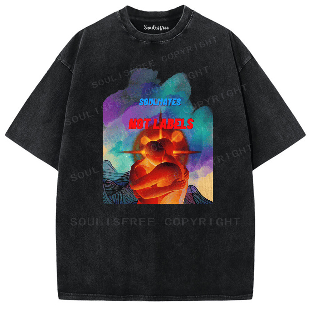 Soulisfree Love Without Definition Artistic Washed Tee
