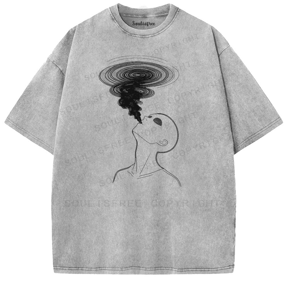Soulisfree The Breath Of Nothing Artistic Washed Tee