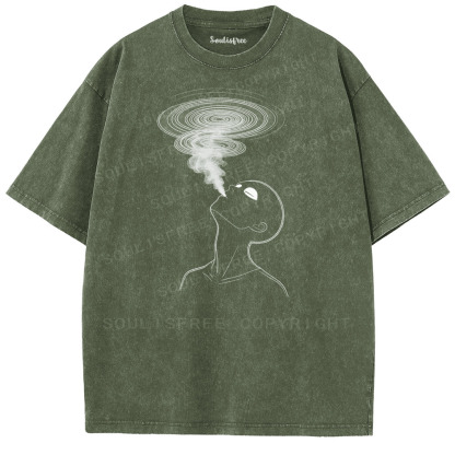 Soulisfree The Breath Of Nothing Artistic Washed Tee