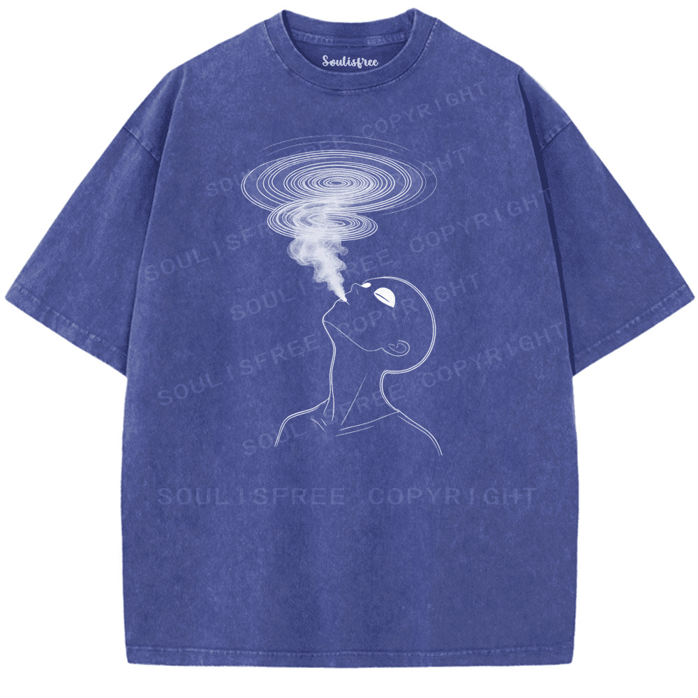 Soulisfree The Breath Of Nothing Artistic Washed Tee