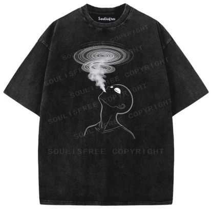 Soulisfree The Breath Of Nothing Artistic Washed Tee