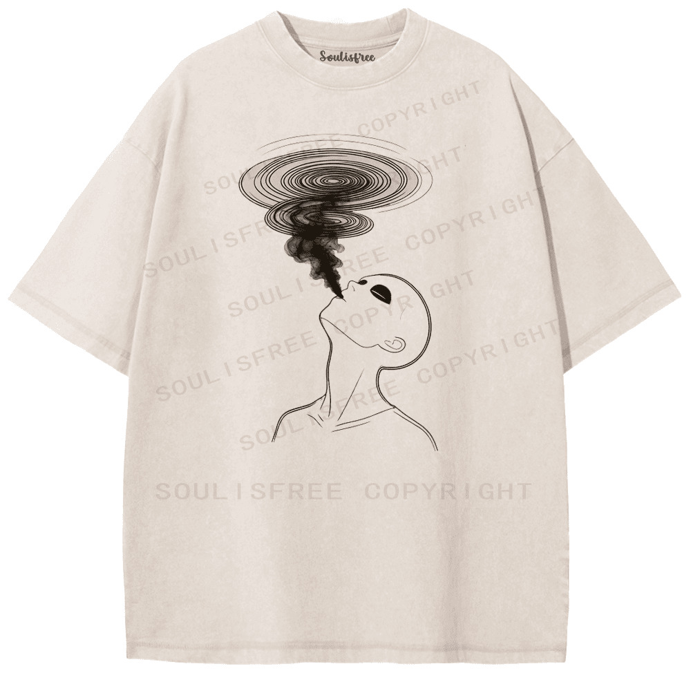 Soulisfree The Breath Of Nothing Artistic Washed Tee