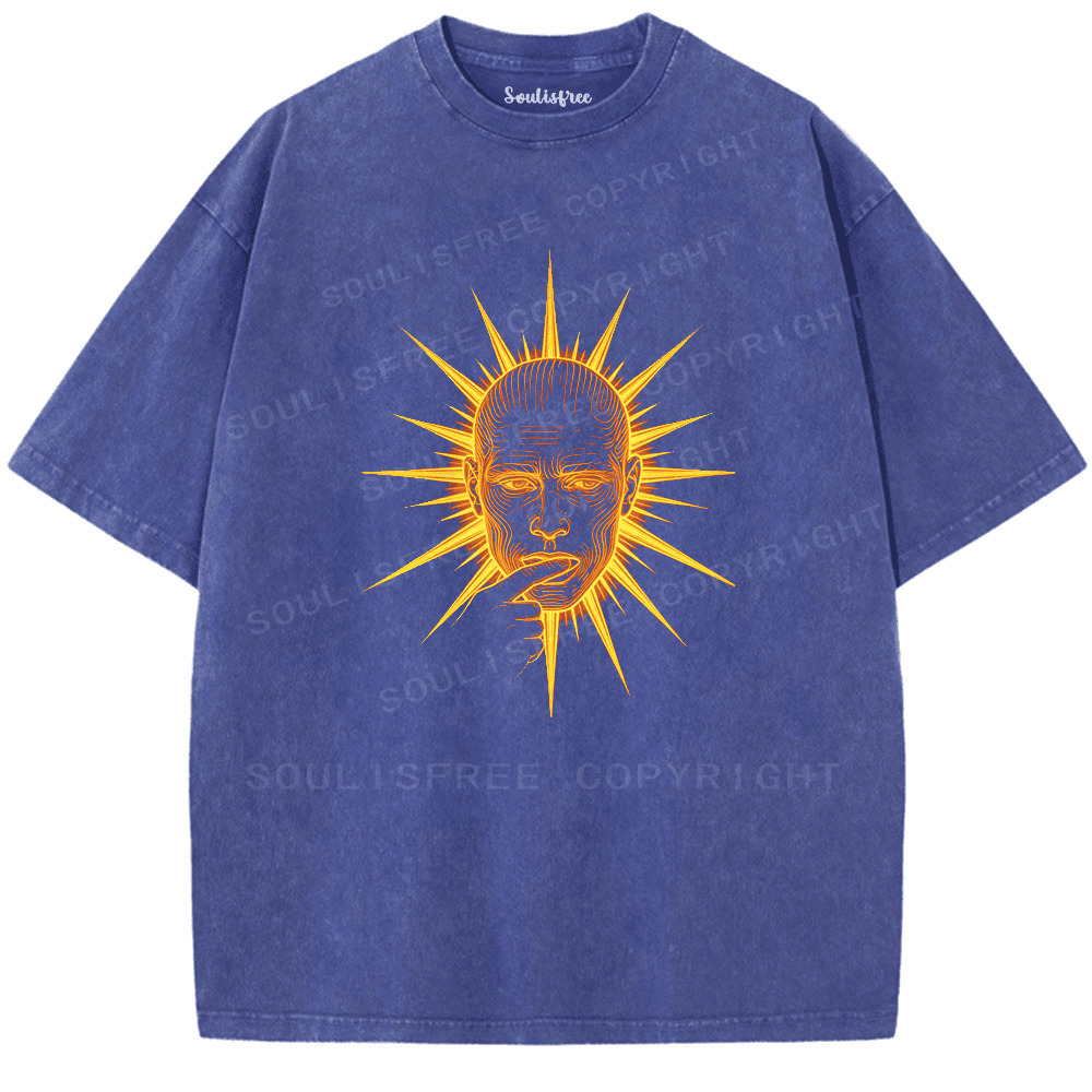 Soulisfree Close But Infinite Apart Artistic Washed Tee