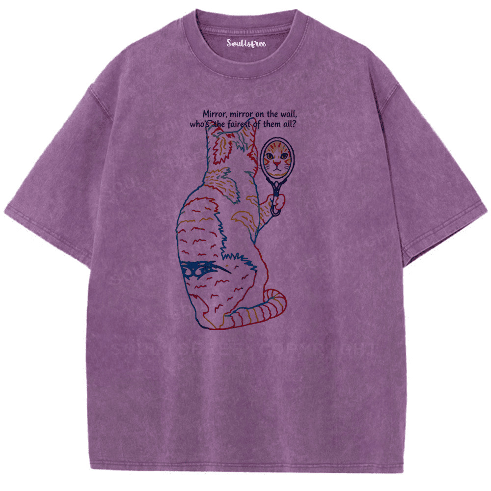 Soulisfree Who’s The Real Me Artistic Washed Tee