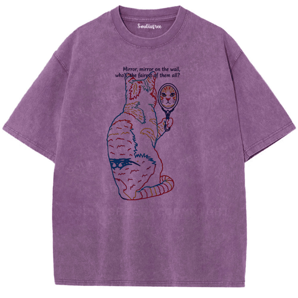 Soulisfree Who’s The Real Me Artistic Washed Tee