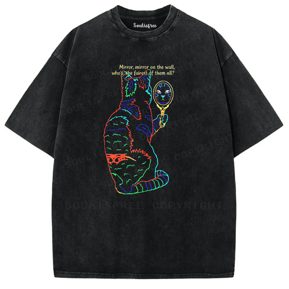 Soulisfree Who’s The Real Me Artistic Washed Tee