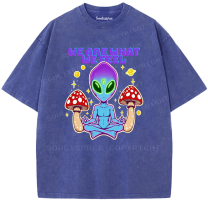 Soulisfree We Are What We Feel Artistic Washed Tee