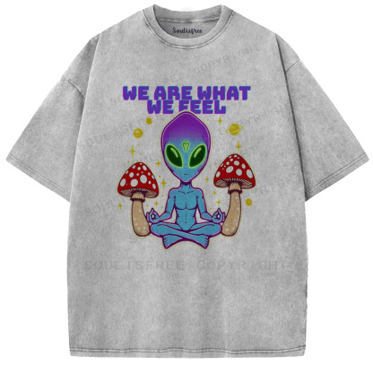 Soulisfree We Are What We Feel Artistic Washed Tee