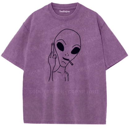 Soulisfree Not From Your Rules Artistic Washed Tee