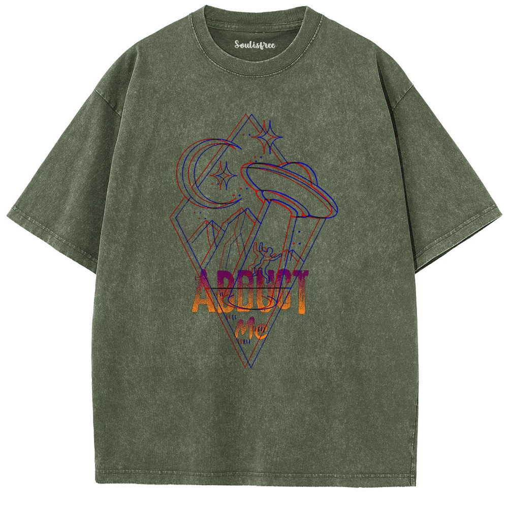 Soulisfree Alien Knows My Name Artistic Washed Tee