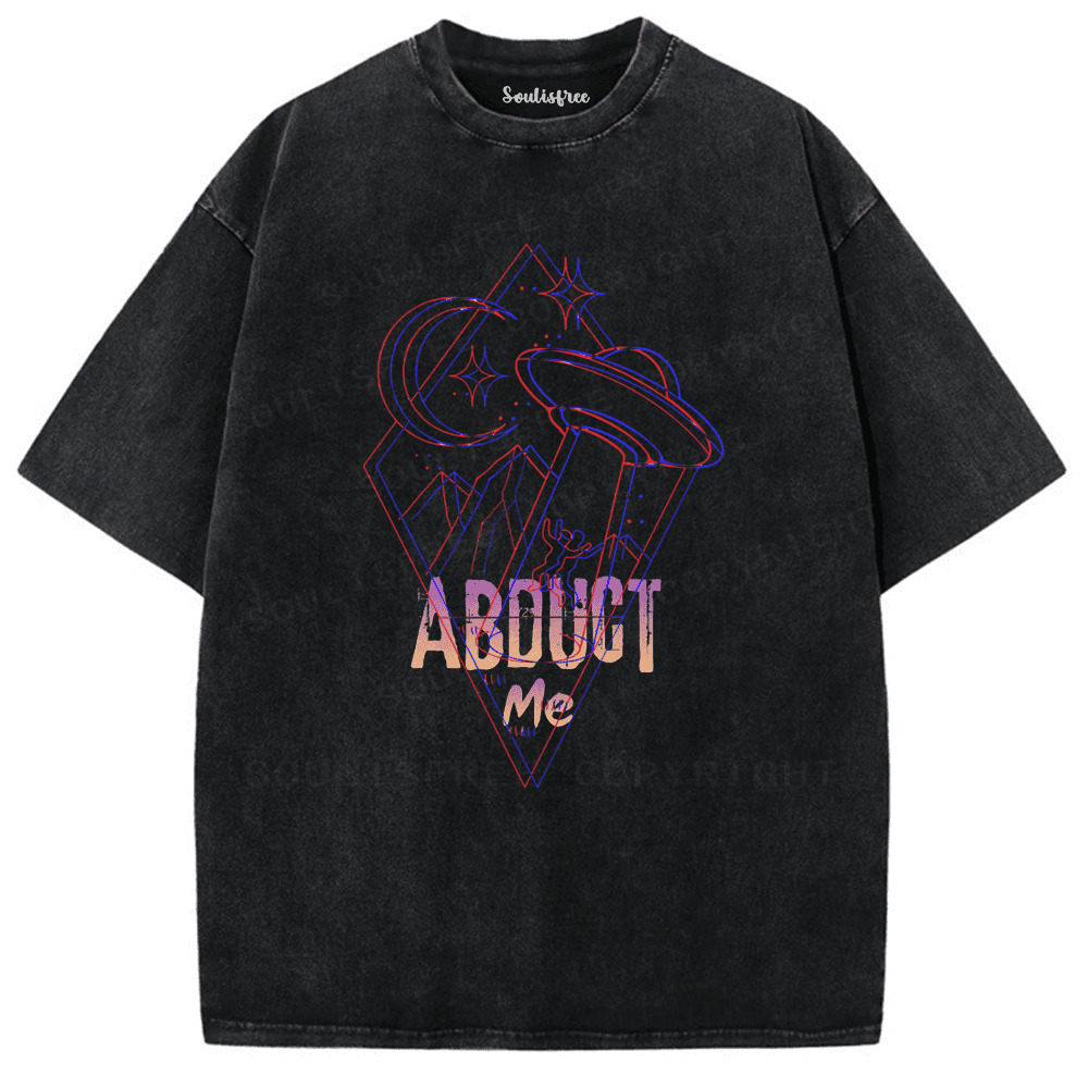 Soulisfree Alien Knows My Name Artistic Washed Tee