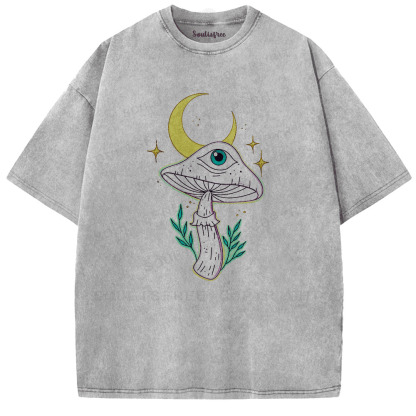 Soulisfree Third Eye In Bloom Artistic Washed Tee