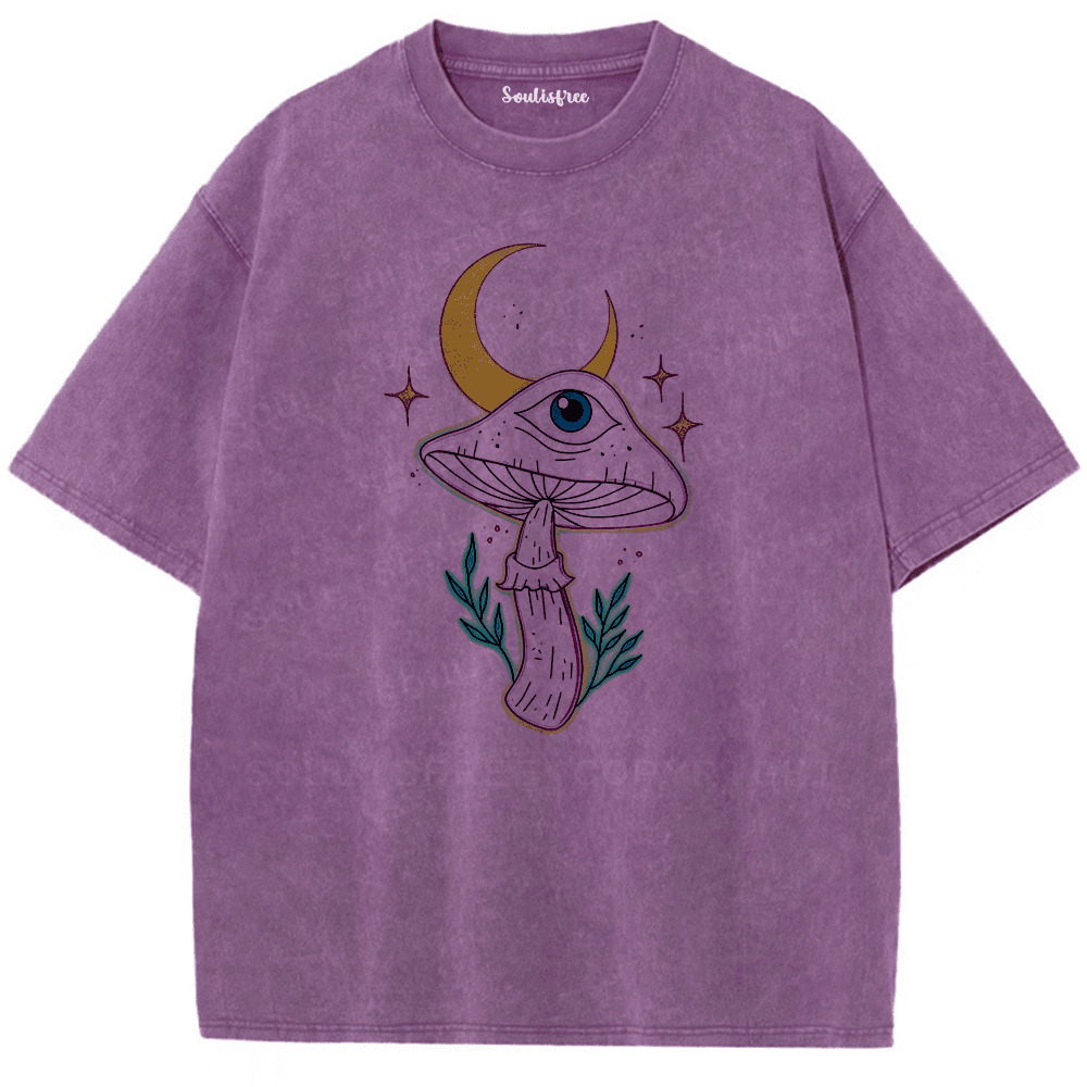 Soulisfree Third Eye In Bloom Artistic Washed Tee