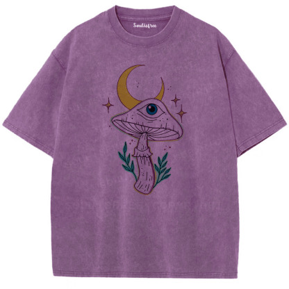 Soulisfree Third Eye In Bloom Artistic Washed Tee