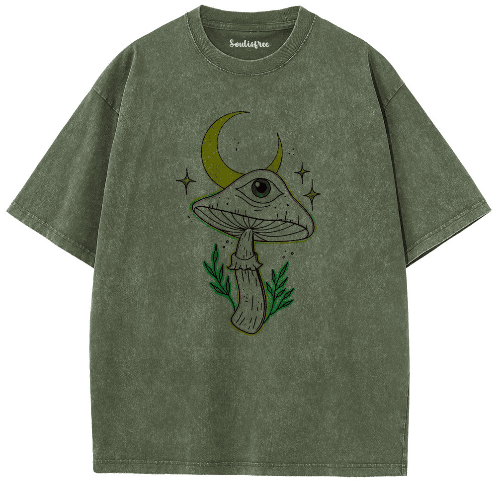 Soulisfree Third Eye In Bloom Artistic Washed Tee