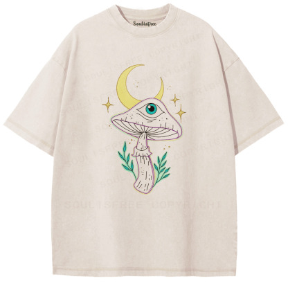 Soulisfree Third Eye In Bloom Artistic Washed Tee