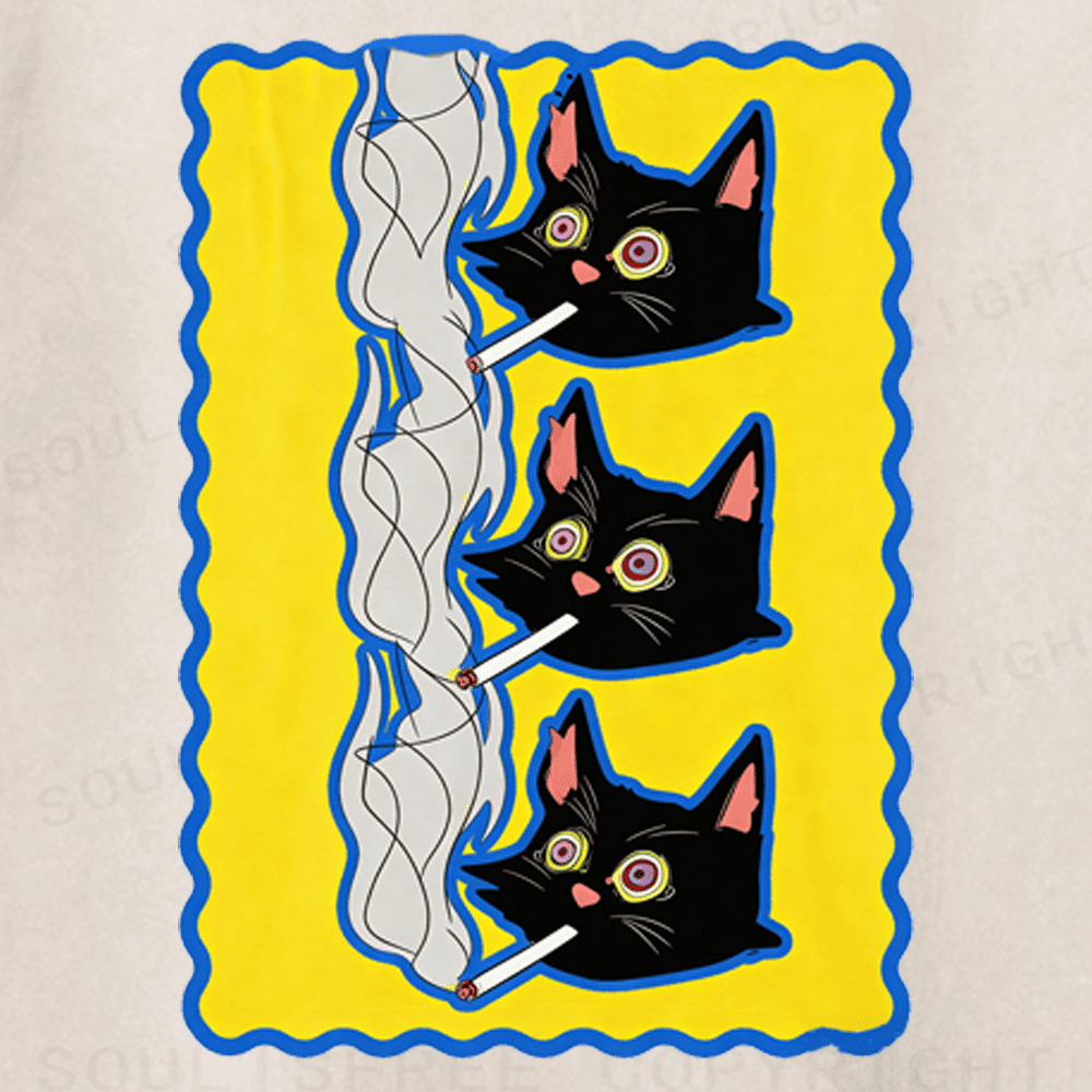 Soulisfree Who's Looking At Who Artistic Washed Tee