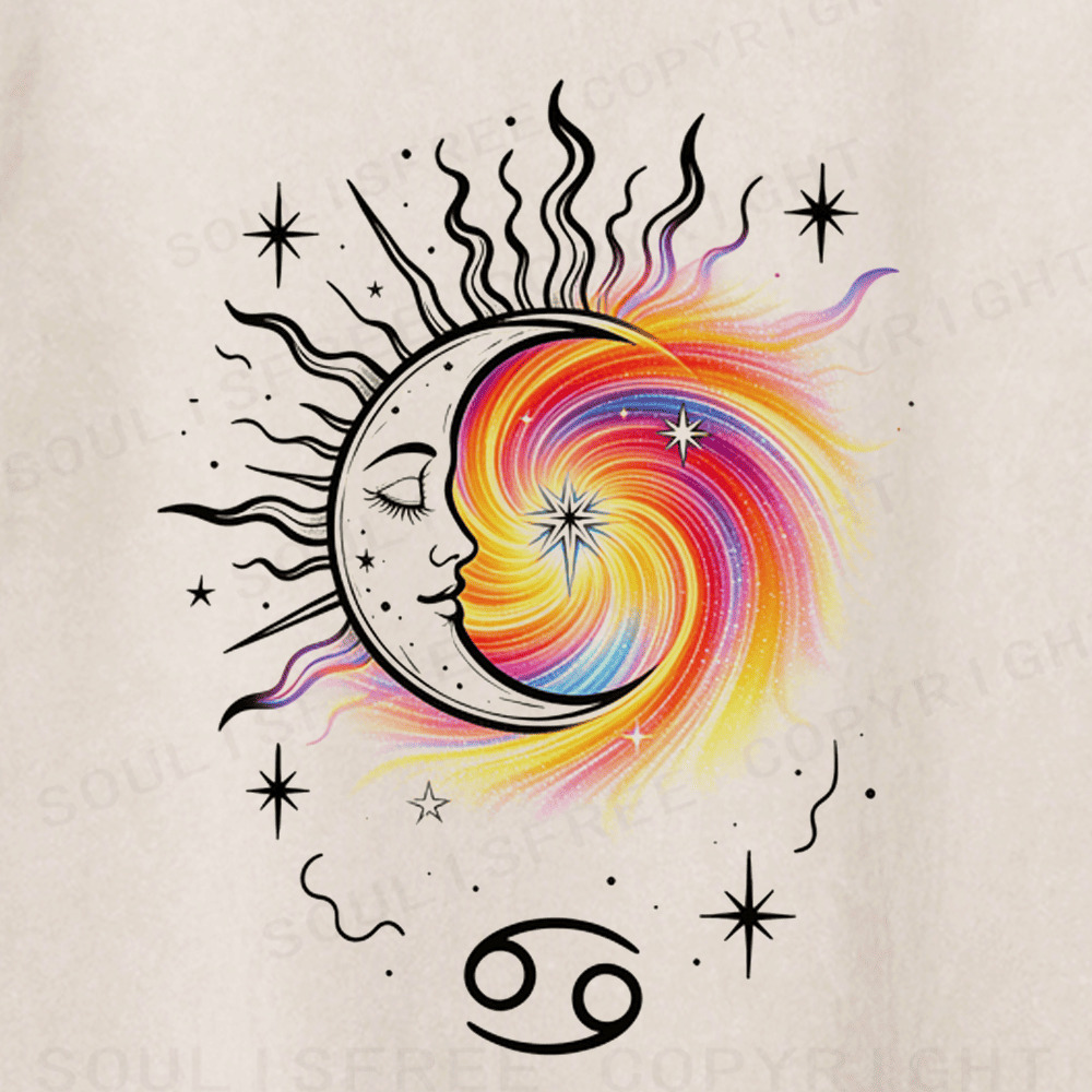 Soulisfree Balance of Light and Soul Artistic Washed Tee