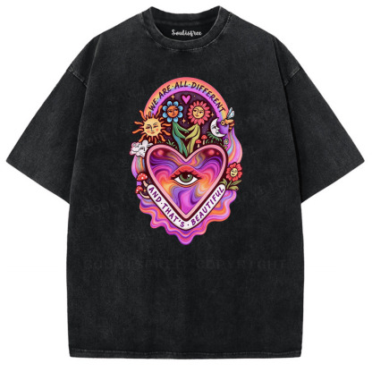 Soulisfree Peace in Every Color Artistic Washed Tee