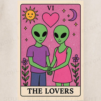 Soulisfree Alien Love Club Artistic Washed Tee