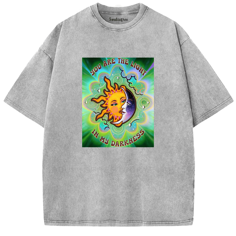 Soulisfree Light in My Darkness Artistic Washed Tee