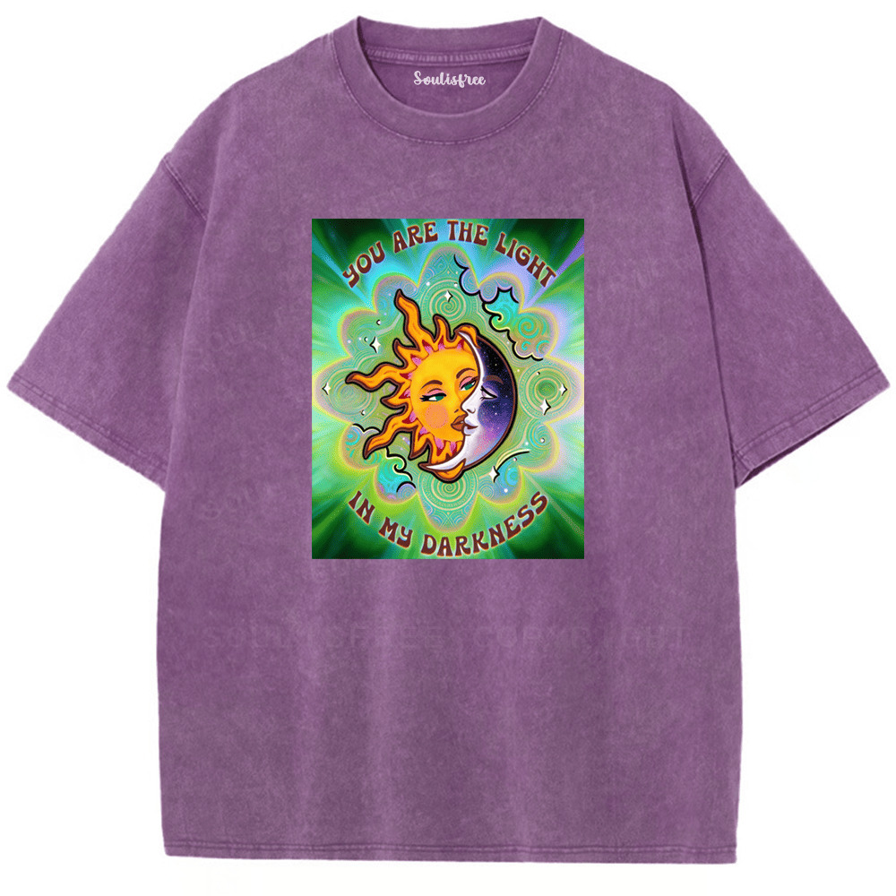 Soulisfree Light in My Darkness Artistic Washed Tee