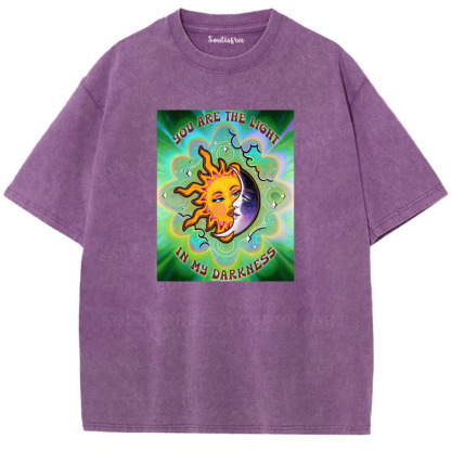 Soulisfree Light in My Darkness Artistic Washed Tee