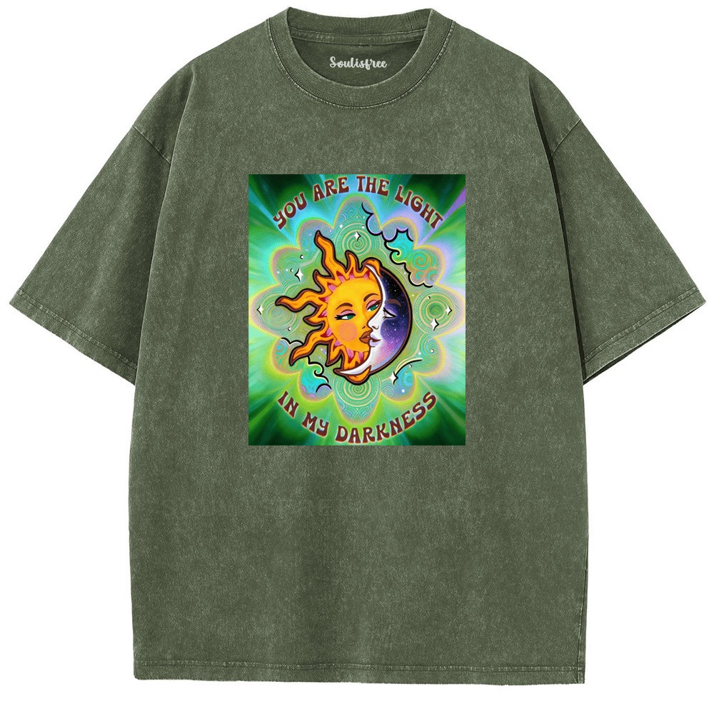 Soulisfree Light in My Darkness Artistic Washed Tee