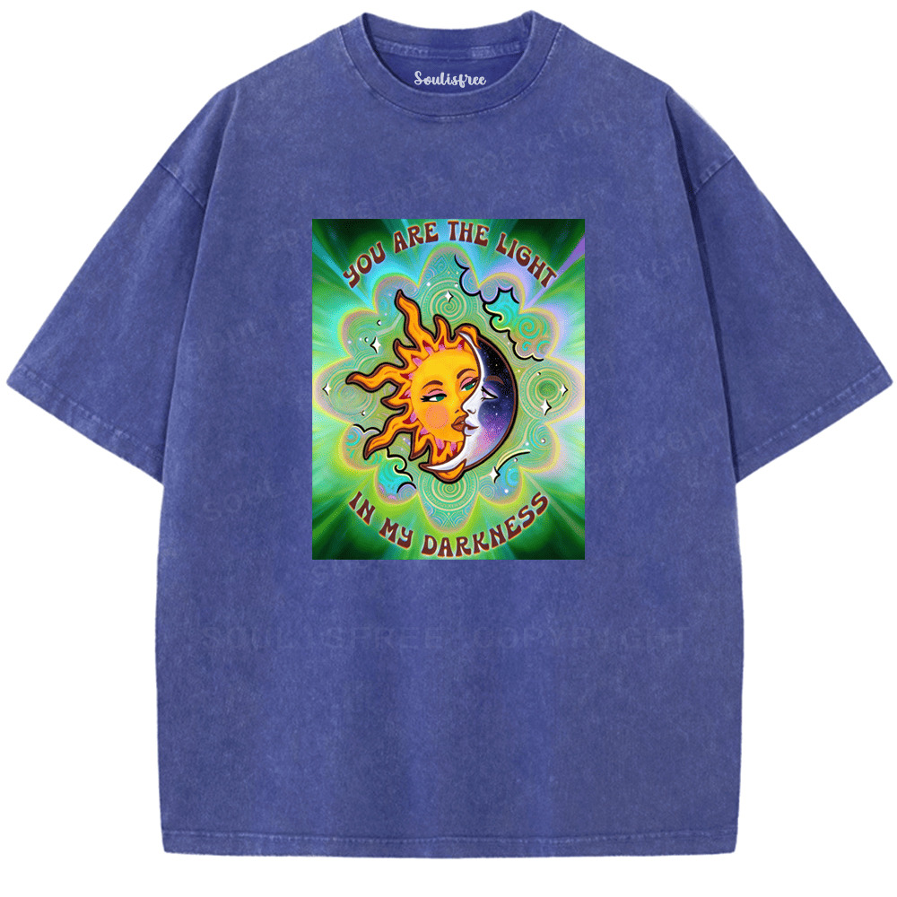 Soulisfree Light in My Darkness Artistic Washed Tee